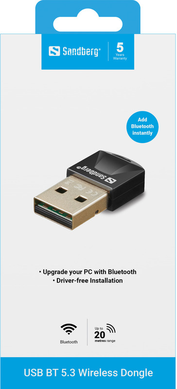 Sandberg usb bluetooth 5 0 dongle 2 orig - USB BT 5.3 Wireless Dongle