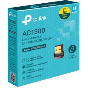 Archer T1300U Nano AC1300 Wireless MU-MIMO USB Adapter - afbeelding 2