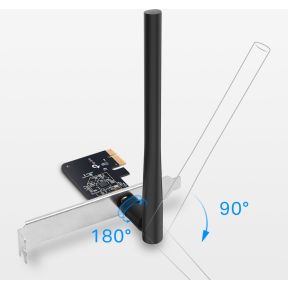 Archer T2E AC600 Wireless Dual Band PCI Express Adapter - afbeelding 3