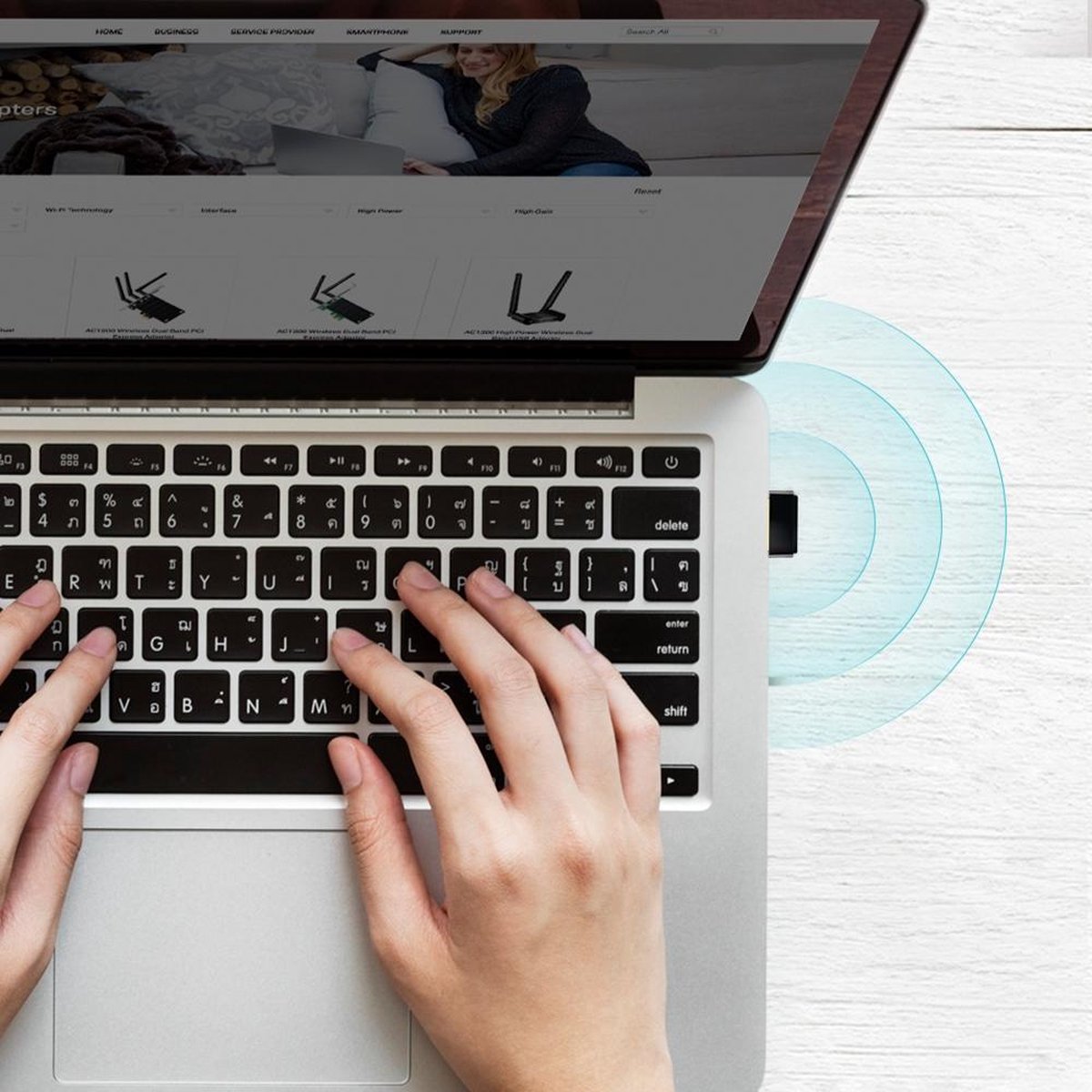 Tp-Link Archer T2U Nano - Mini Wifi-Adapter - Wifi 5 wifi adapter - afbeelding 4