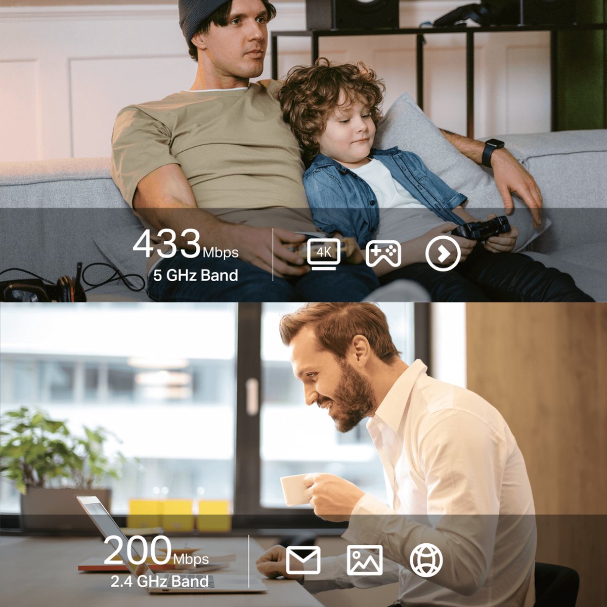 Tp-Link Archer T2Ub Nano Wlan / Bluetooth 433 Mbit/S wifi adapter - afbeelding 6