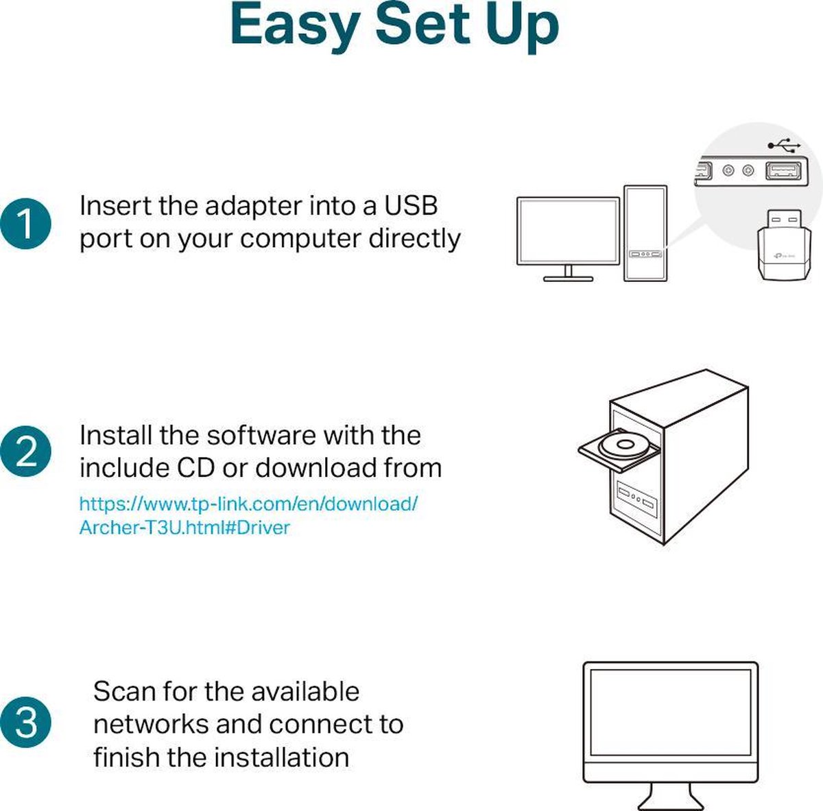 Tp-Link Archer T3U - Wifi-Adapter wifi adapter - afbeelding 7