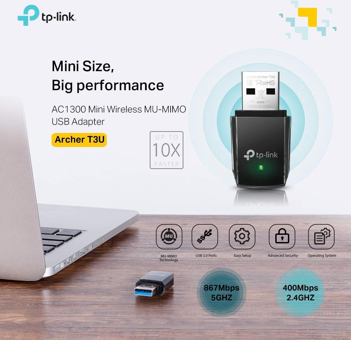 Tp-Link Archer T3U - Wifi-Adapter wifi adapter - afbeelding 8