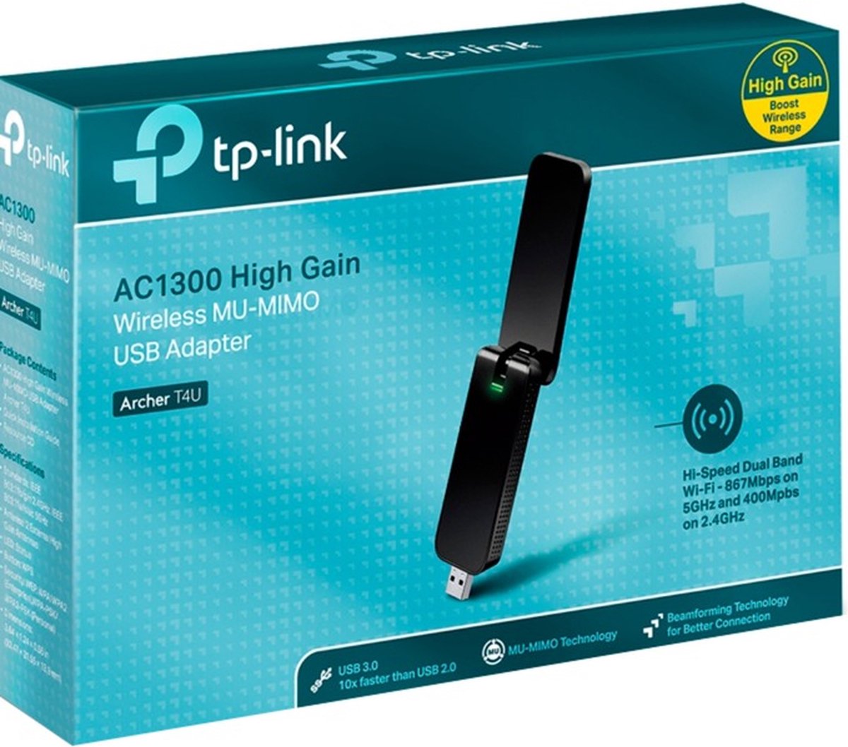 Tp-Link Archer T4U - Wifi-Adapter wifi adapter - afbeelding 2