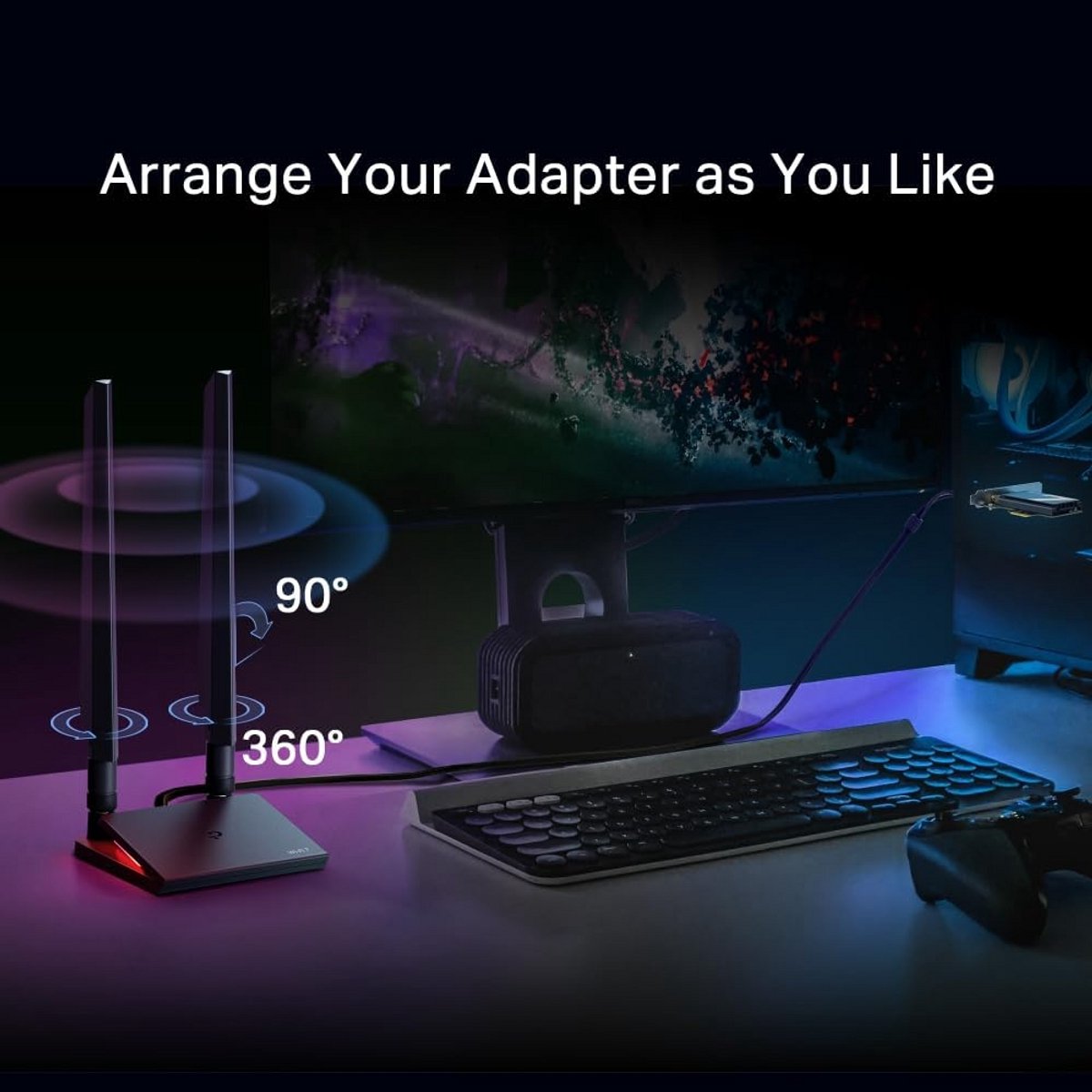 Archer TBE550E BE9300 Wi-Fi 7 PCIe Adapter - afbeelding 4