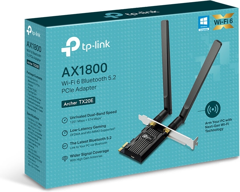 Tp link archer tx20e pci uitbreidingsk 2 orig - TP-Link Archer TX20E Adapter WiFi Adapter