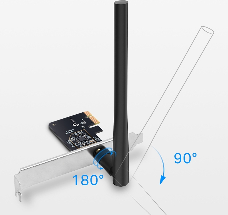 Tp link archert2e pci uitbreidingskaar 3 orig - TP-Link Archer T2E Wireless Dual Band PCI Express Adapter WiFi Adapter