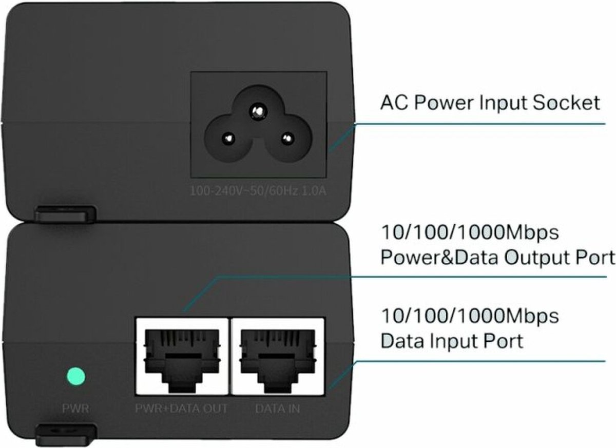 Tp-Link Tl-Poe160S - Poe Adapter wifi adapter - afbeelding 4