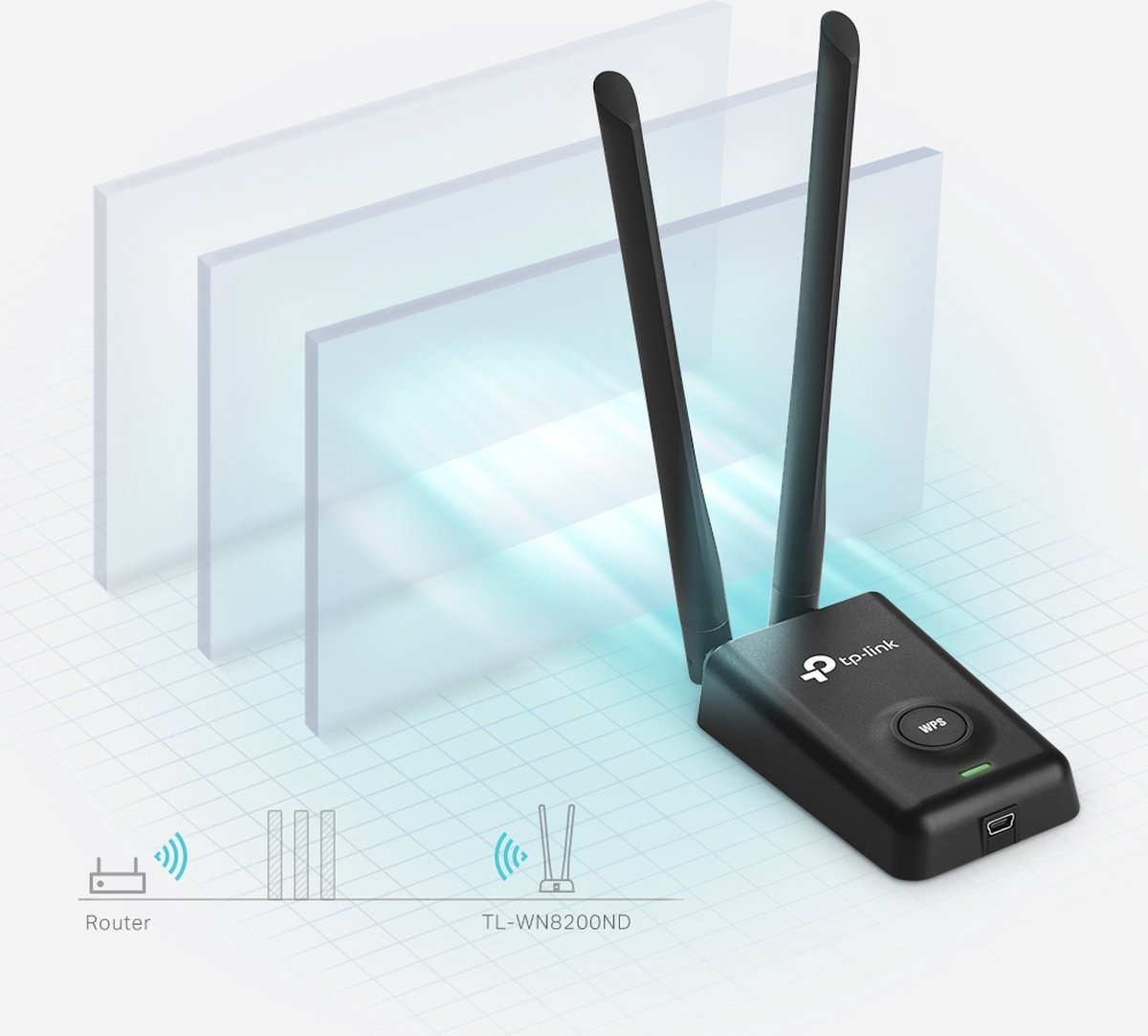 Tp-Link Tl-Wn8200Nd - Wifi-Adapter wifi adapter - afbeelding 4