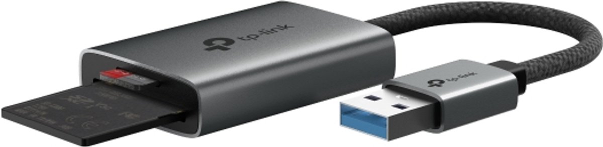 Tp-Link Ua430 Geheugenkaartlezer Usb 3.2 Gen 1 (3.1 Gen 1) Type-C Grijs wifi adapter - afbeelding 2