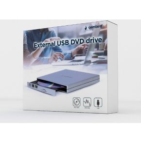 External USB DVD drive DVD-USB-021-SV - afbeelding 3