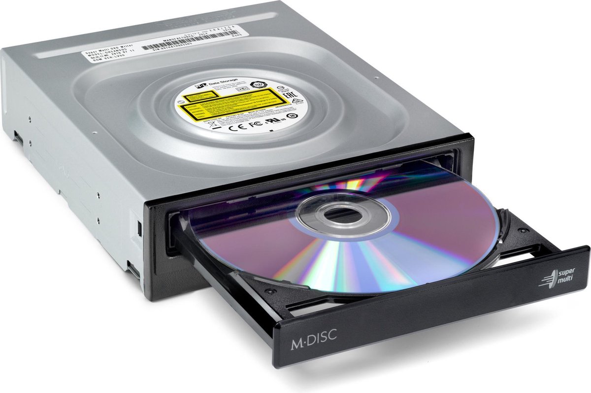 Hitachi-Lg Super Multi Dvd-Writer Optisch Schijfstation Intern Dvd±Rw Zwart optisch station - afbeelding 2