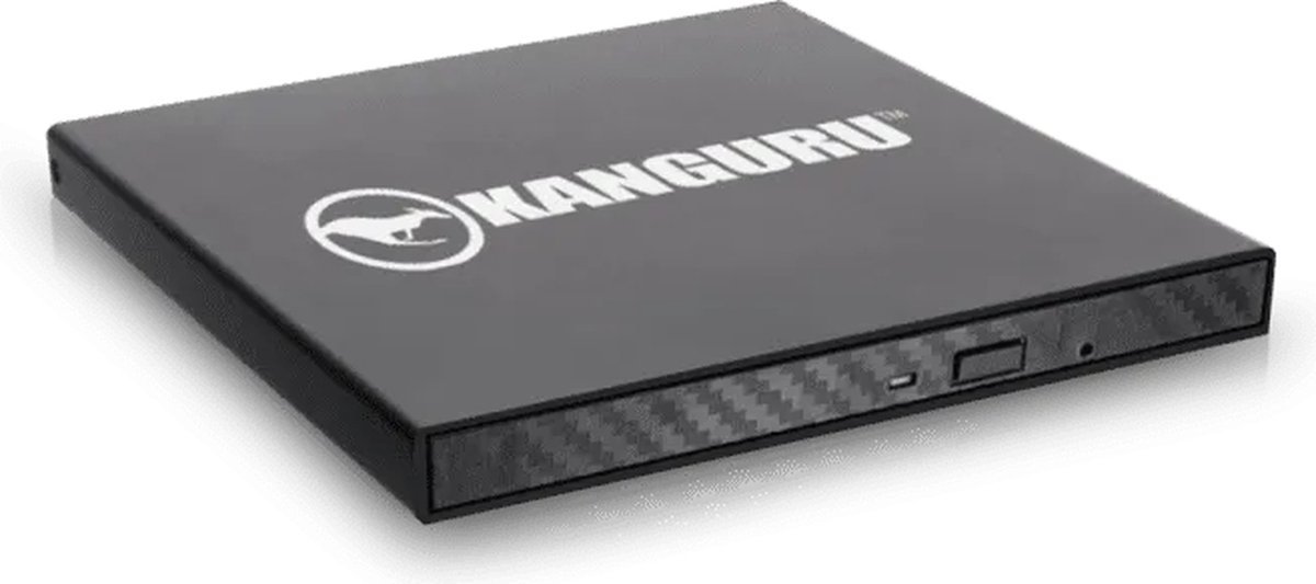 Kanguru Kanguru – Qs Slim Bd-Re Blu-Ray Brander – Super Speed Usb 3 – Secure Firmware – Taa Compliant - Plug And Play - Zwart