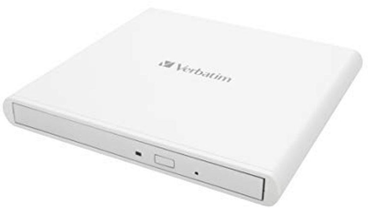 Verbatim Verbatim Externe Slimline Cd/Dvd-Brander, 43894 Wit