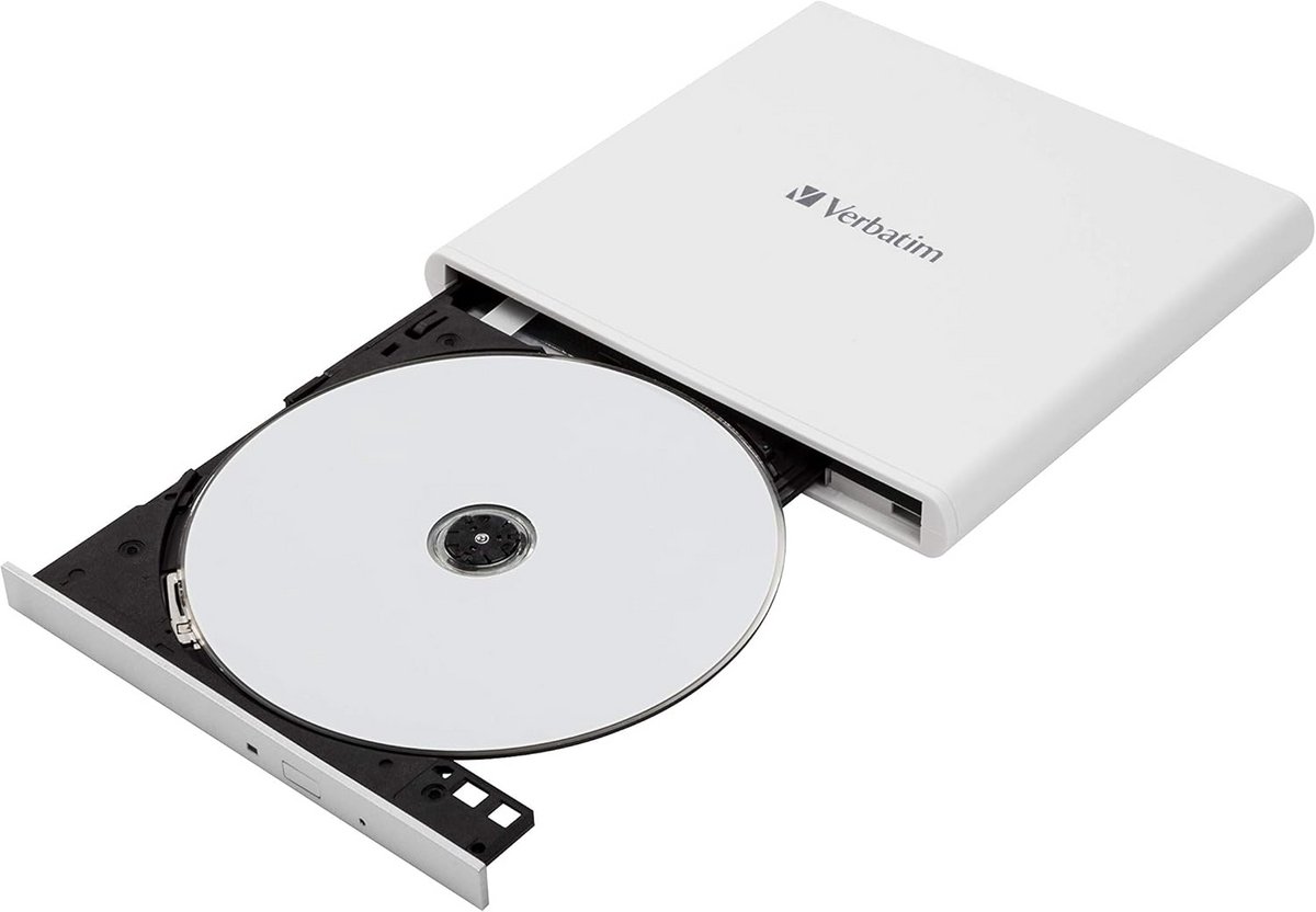 Externe Slimline CD/DVD-Brander USB 2.0 Wit - afbeelding 3