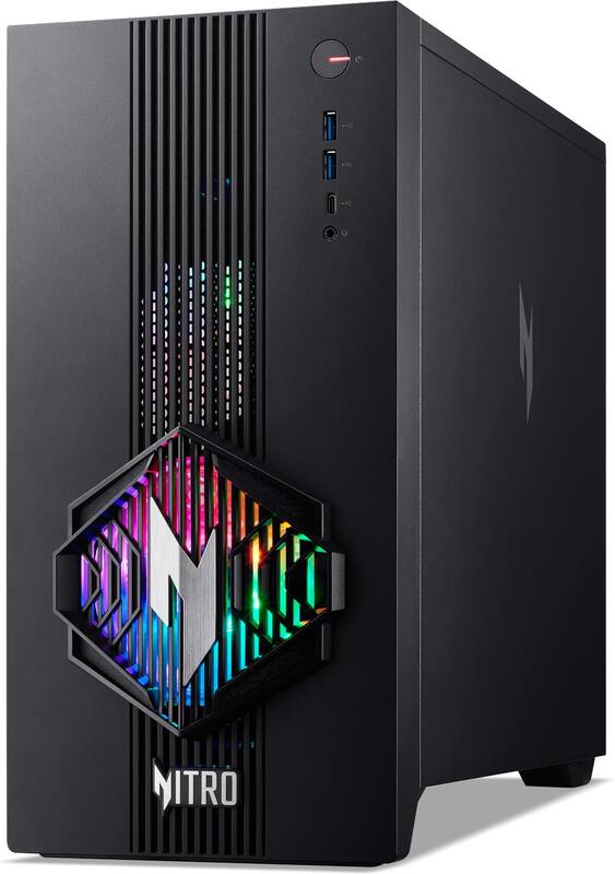 Acer nitro n30 100 ar7970 pc 3 orig - Acer Nitro AMD Ryzen 7 8700F Radeon RX 9070 XT 32GB 1TB Desktop-pc