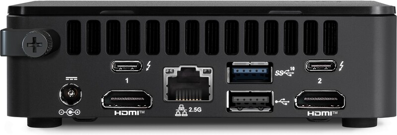 Asus nuc 13 rnuc13l3kv700002i zwart 3 orig - ASUS 90AR00A1-M00080 Intel Core i7-1370P Barebone