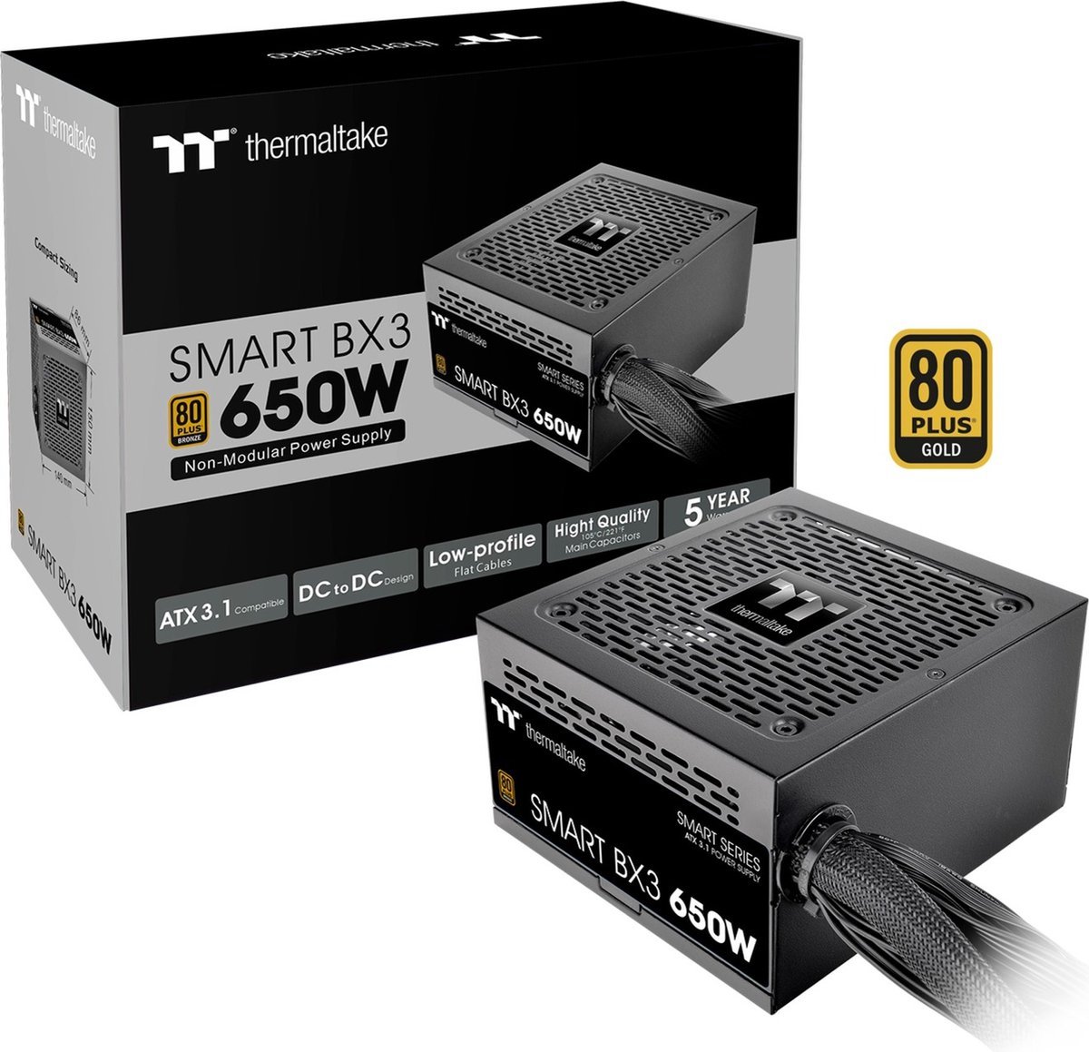  650W Thermaltake Smart Bx3 | 80+ Bronze