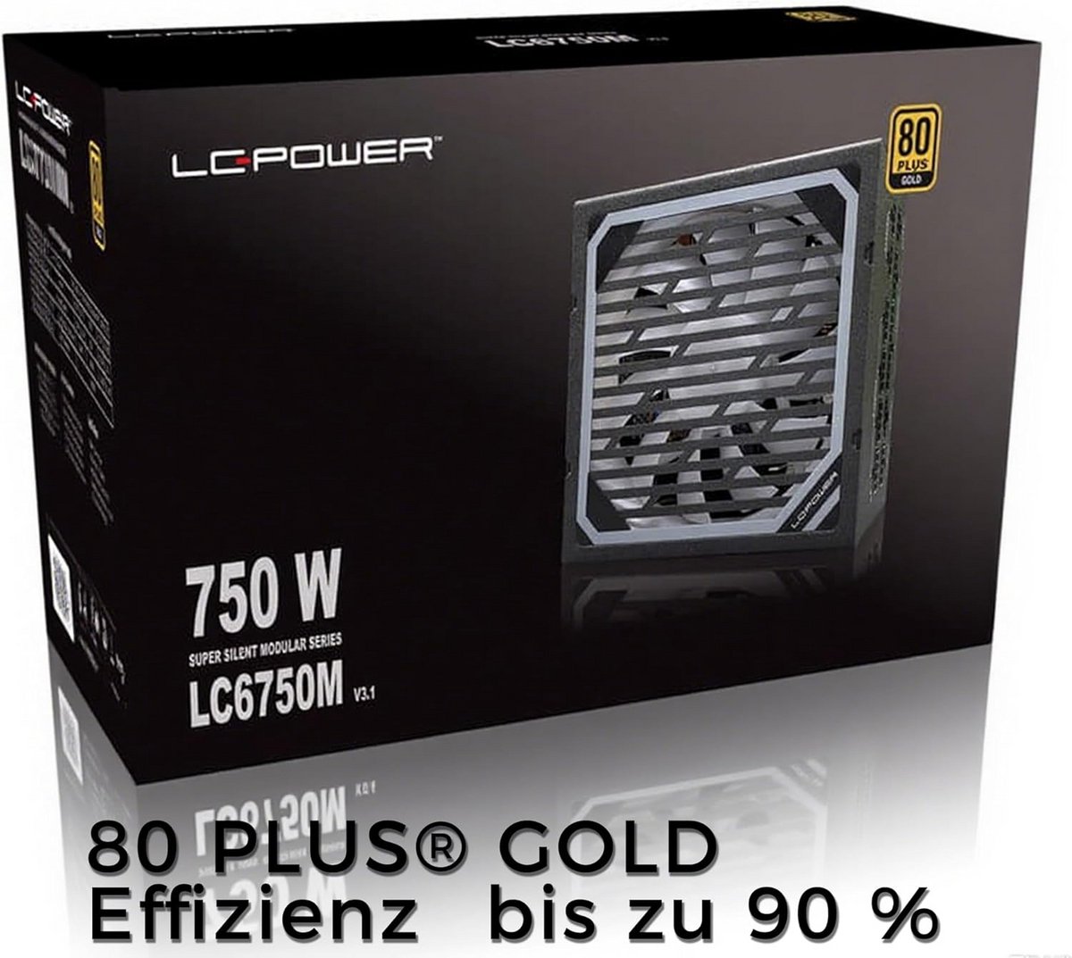 GameMax GP-750 750W 80 PLUS Bronze Non-Modular ATX Voeding - afbeelding 6