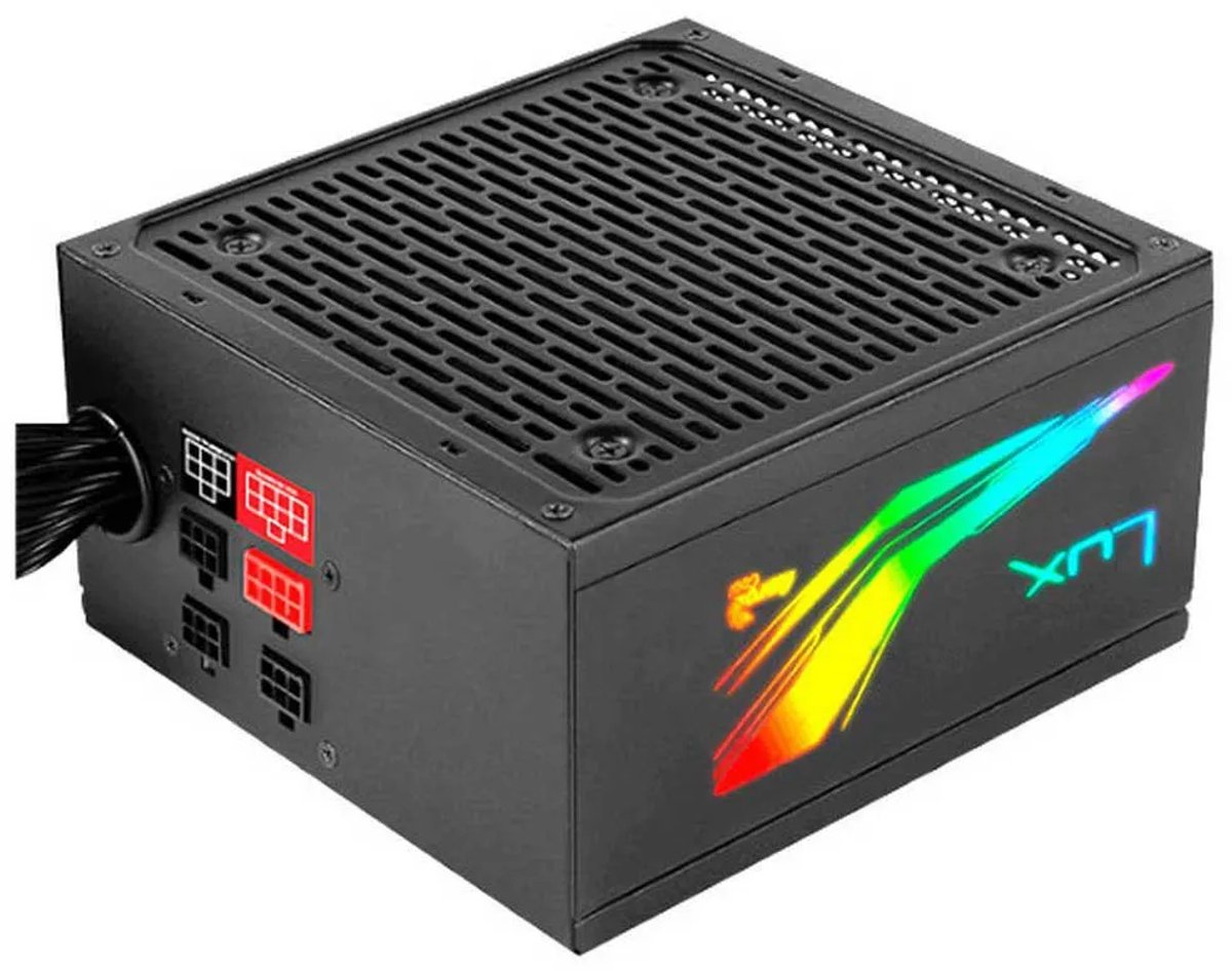 Lux RGB 550M 550W 80 Plus Bronze Semi-Modular Power Supply - afbeelding 8