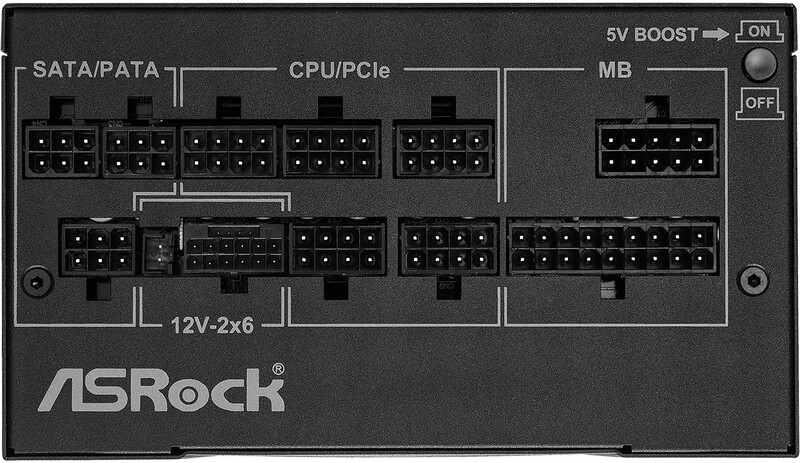 Asrock phantom pg 1000g voeding atx12 3 orig - ASRock PG-1000G 1000W Voeding