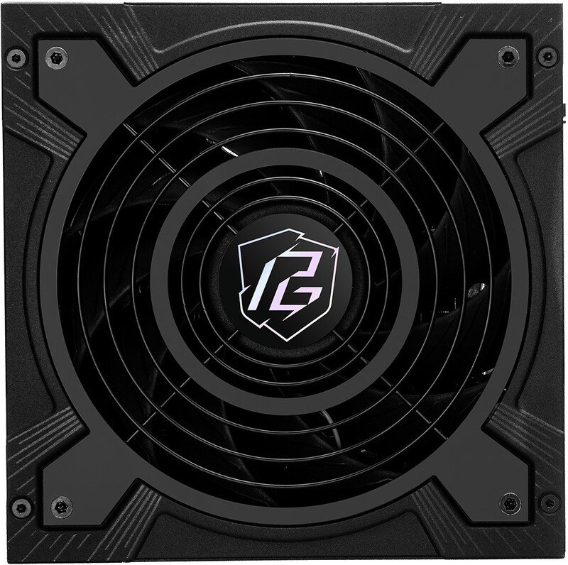 Asrock Asrock Phantom Gaming Pg-1000G - Voeding - Atx12V 3.0 - 80 Plus Gold - 1000 Watt - Modulair - Pcie 5.1 - 135Mm Striped Axial Fdb Fan - Icool Intelligent Fan Control Mode - 5V Boost Mode - Zwart