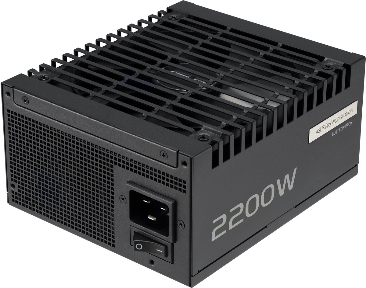 ASUS Pro WS 2200W Platinum ATX 3.1 Voeding, productafbeelding 2