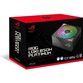 Rog Loki Sfx-L 850W Platinum Power Supply Unit 24-Pin Atx Black, Silver - afbeelding 8
