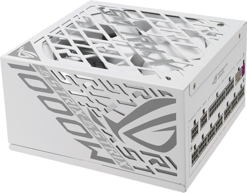 Asus rog strix 1000w platinum white 2 orig - ASUS ROG Strix 1000W Platinum White Edition Voeding