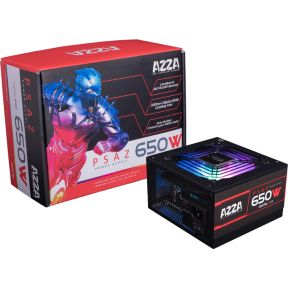 650 Watt Bronze Pc Interne Voeding / Psu Met Rgb Verlichting 80Plus (Black) - afbeelding 2