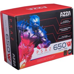 650 Watt Bronze Pc Interne Voeding / Psu Met Rgb Verlichting 80Plus (Black) - afbeelding 4