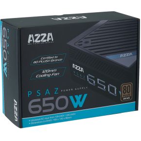 650W Psaz-650W Atx 80+ Bronze Non Modular Power Supply Psaz-650B - afbeelding 3