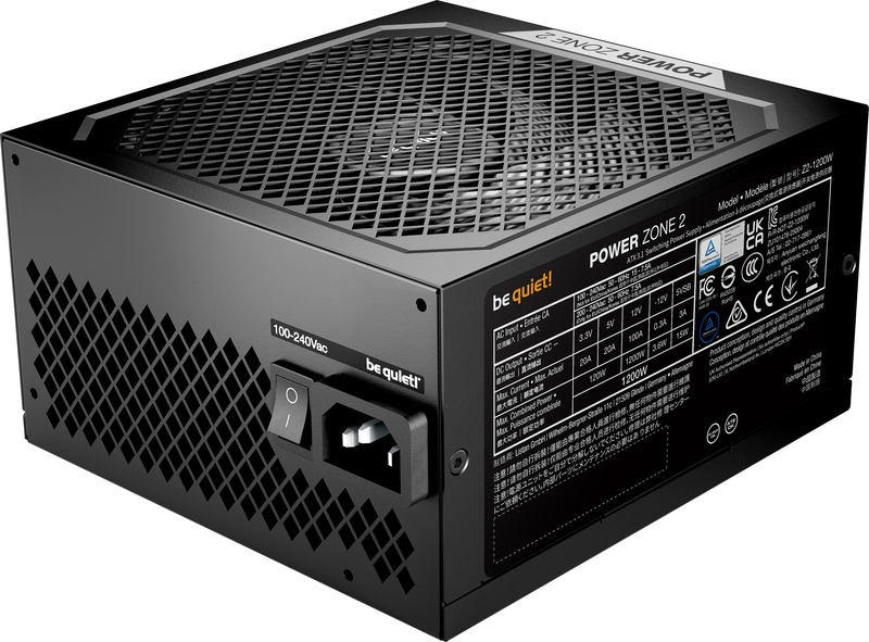 Be quiet power zone 2 1200w voeding 4 orig - be quiet! Power Zone 2 1200W ATX 3.1 Power Supply