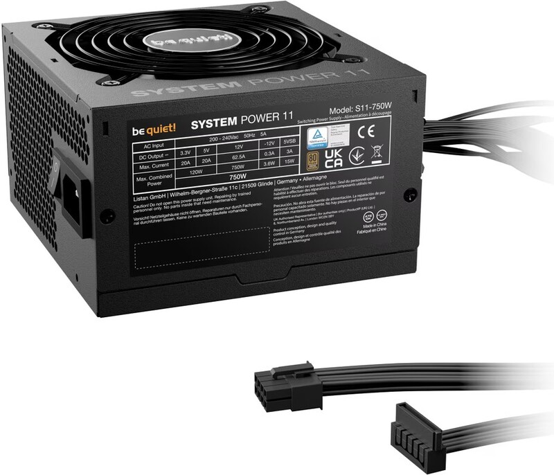 Be quiet system power 11 750w 750 watt 2 orig - Be quiet! System Power 11 750W Voeding