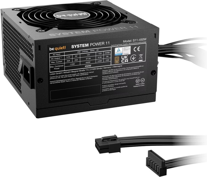 Be quiet system power 11 voeding 6374 2 orig - be quiet! System Power 11 450W Voeding