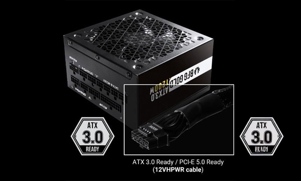 BFG Gold 1200W ATX 3.0 - afbeelding 2