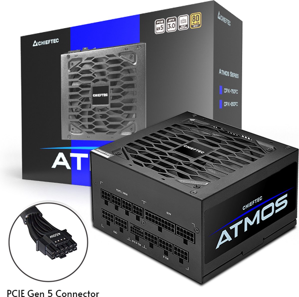 Chieftec Atmos Power Supply Unit 850 W 20+4 Pin Atx Atx Zwart voeding - afbeelding 5