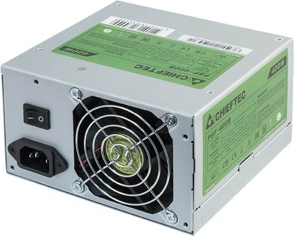 Chieftec computervoeding voor pc atx 40 - Chieftec PSF-400B PC 400W Voeding (Metallic)