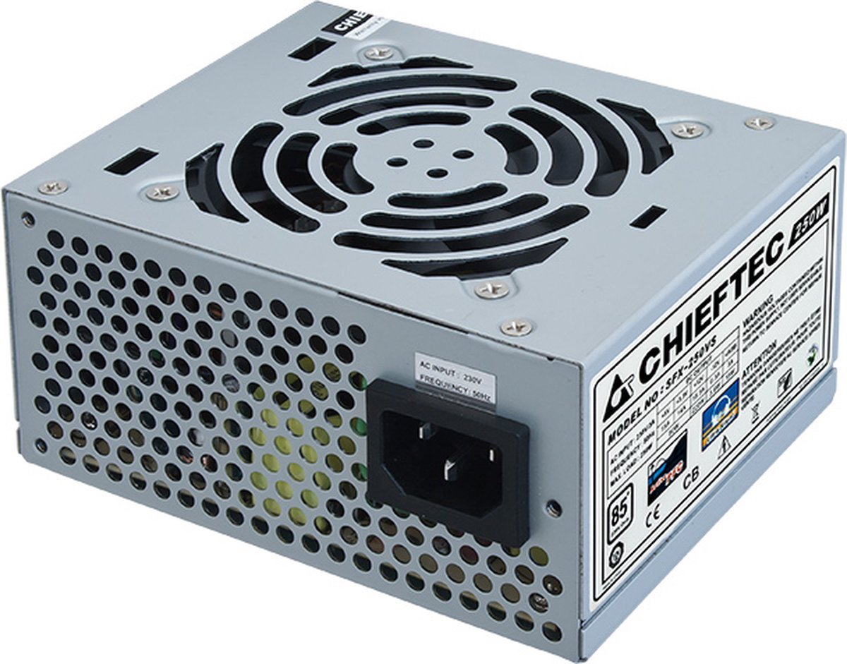 Chieftec Chieftec Sfx-250Vs 250W Sfx Zilver Power Supply Unit