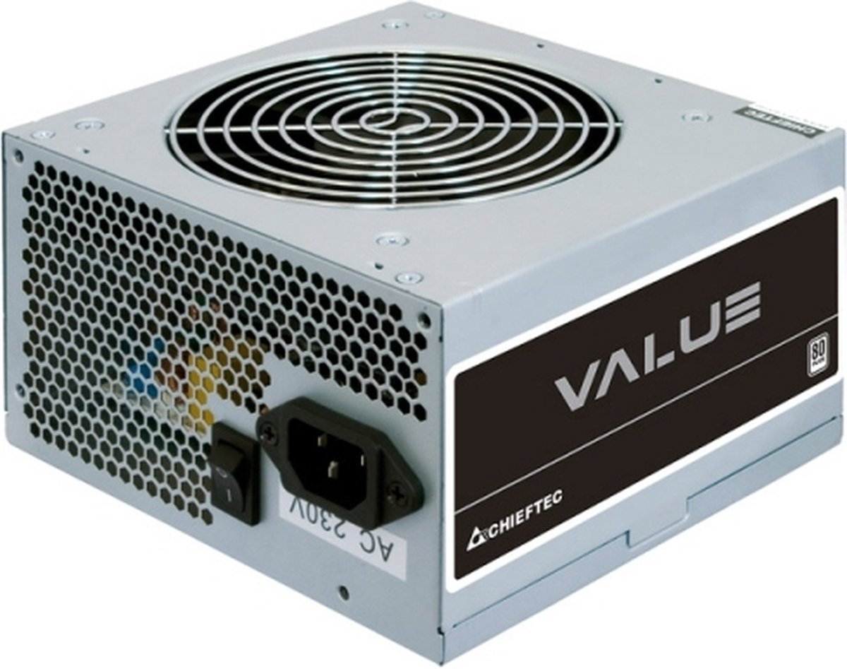 Chieftec Chieftec Value Apb-600B8 Power Supply Unit 600 W 20+4 Pin Atx Atx Staal