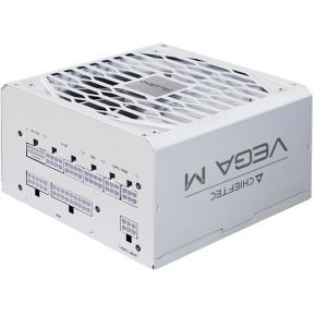 Chieftec Chieftec Vega M White 1000W - Atx12V 3.1 - 80- Plus Gold - 1000 Watt - Modulair - 100-240V - Actieve Pfc - Pcie 5.1 - 135Mm Fdb Fan - Wit