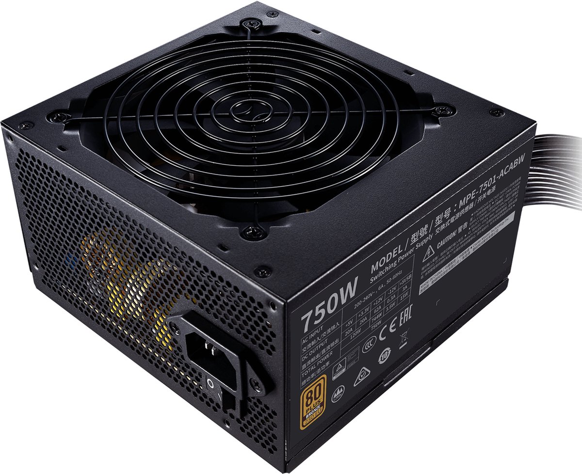 Cooler Master Mwe 750 Bronze V2 230Ve Voeding - Psu - 750W - Cybenetics Eta - afbeelding 10