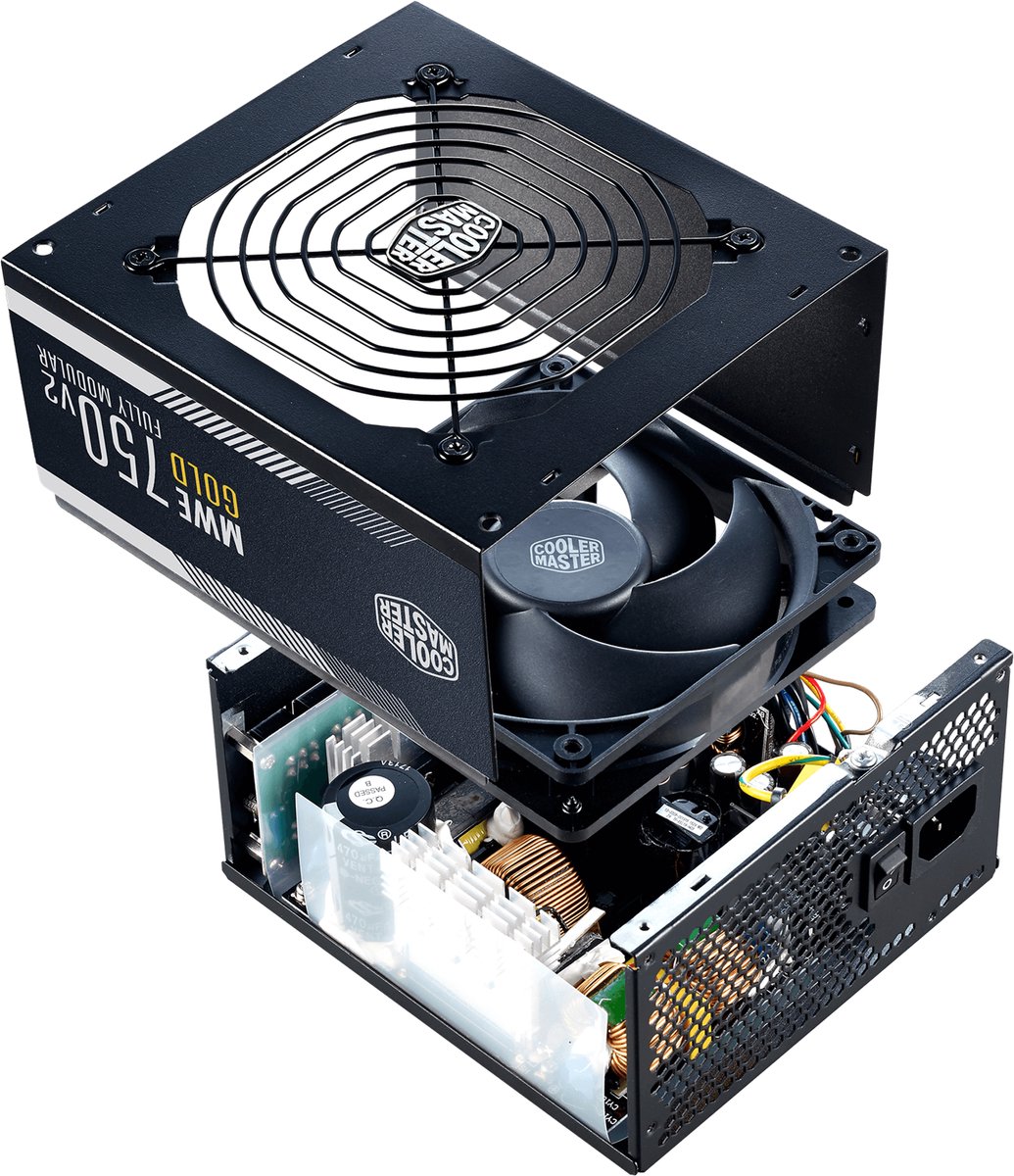 Cooler Master Mwe 750 Gold V2 - 750 Watt 80 Plus Gold Modulaire Pc Voeding - afbeelding 3