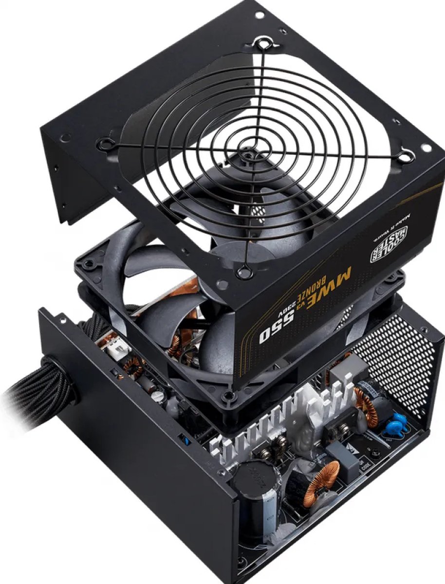 Cooler Master Mwe Bronze 550 V3 230V - Voeding Atx12V 3.1 - 80 Plus Bronze - - afbeelding 3