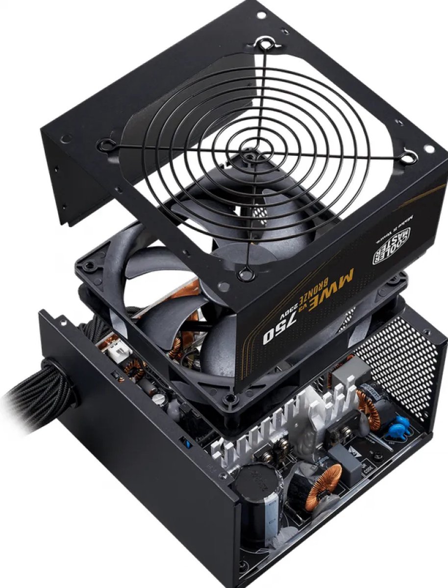 Cooler Master Mwe Bronze 750 V3 230V - Voeding Atx12V 3.1 - 80 Plus Bronze - - afbeelding 3