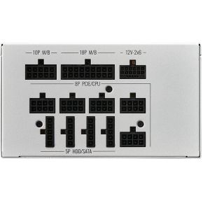 CoolerMaster PSU MWE Gold 1050 V2 (White) - afbeelding 4