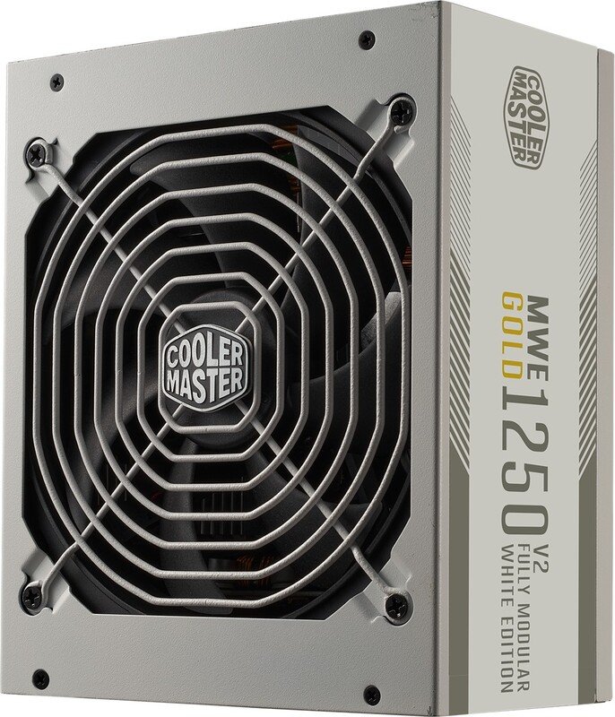 Cooler master mwe gold 1250 full modular whi - MWE Gold 1250 - V2 ATX 3.0 White Edition Voeding
