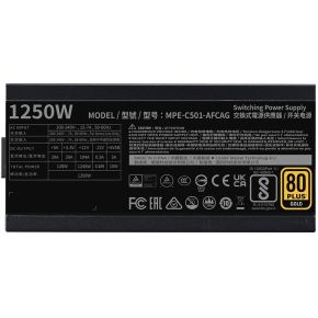 Cooler Master Mwe Gold 1250 V2 Atx 3.1 - 1250 W voeding - afbeelding 6