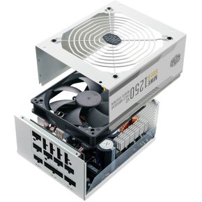 Cooler Master Mwe Gold 1250 - V2 Atx 3.0 White Version Power Supply Unit 1250 W voeding - afbeelding 6