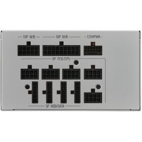 Cooler Master Mwe Gold 1250 - V2 Atx 3.0 White Version Power Supply Unit 1250 W voeding - afbeelding 7